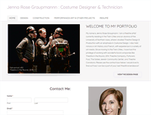 Tablet Screenshot of jennarosedesign.com